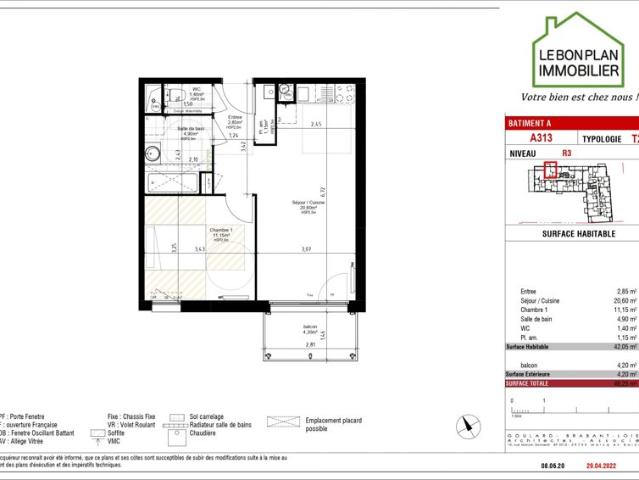 Appartement neuf livré et disponible de suite !