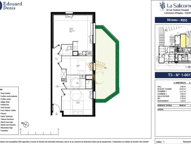 Appartement neuf pour investir avec jardin à Étaples