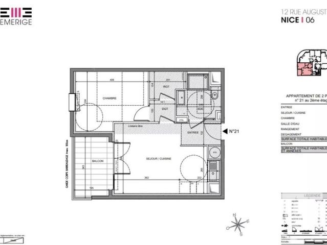 Appartement neuf près de Ruquier