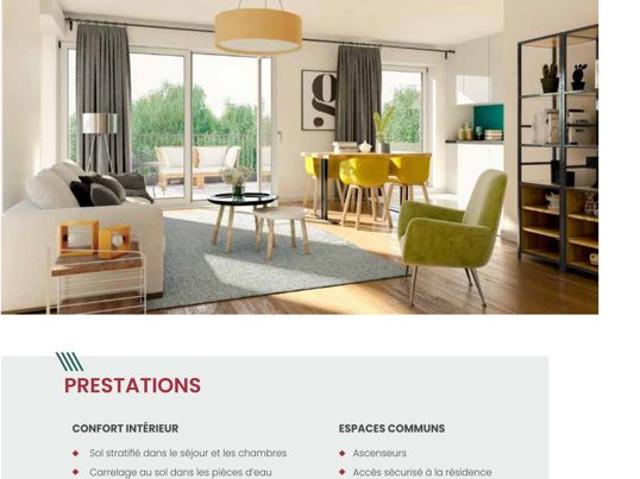 Appartement neuf répondant aux dernières normes de confort et