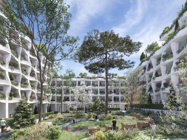 Appartement neuf T4 avec jardin à Montpellier, ZAC CITE CREA
