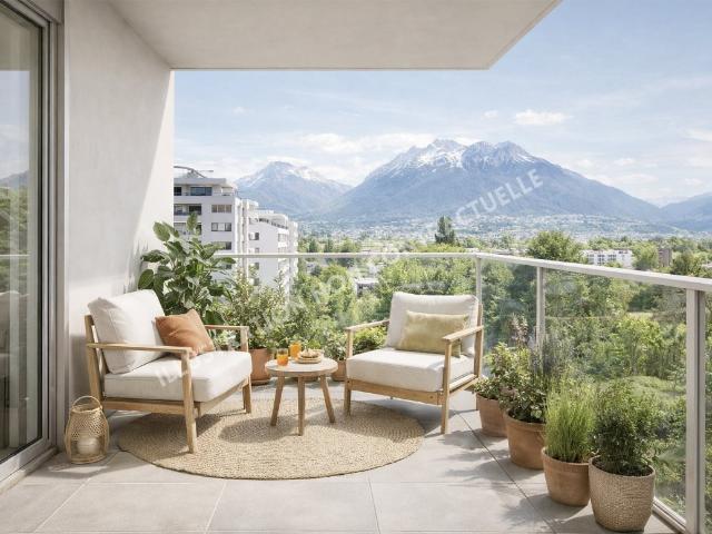 Appartement neuf T5 avec balcons et parking sécurisé Annecy Cran Gevrier