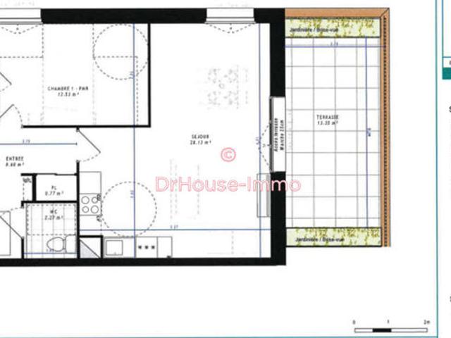 Appartement neuf T2 avec terrasse et parking