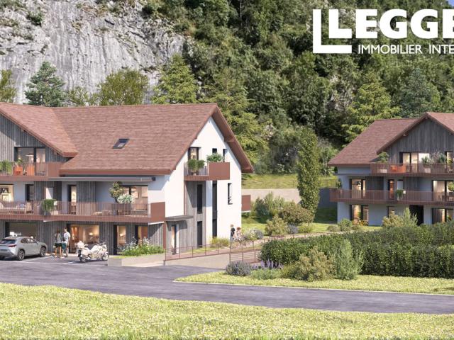 Appartement neuf T2 à 100m du lac d’Annecy dans le charmant village de Duingt