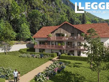 Appartement neuf T3 à 100m du lac d’Annecy dans le charmant village de Duingt