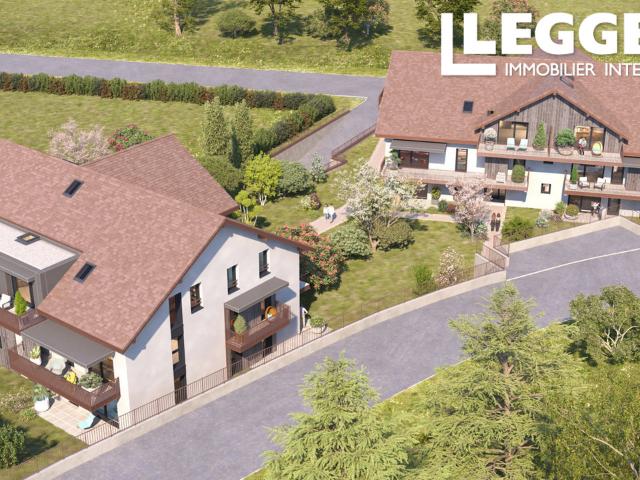 Appartement neuf T3 à 100m du lac d’Annecy dans le charmant village de Duingt