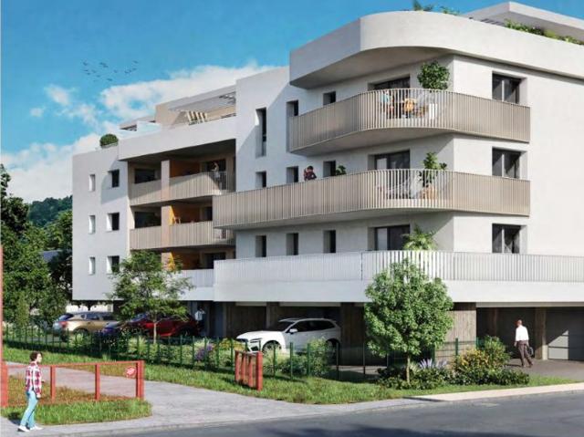 Appartement neuf T3 de 65,50m2, surface utile de 78,27m2