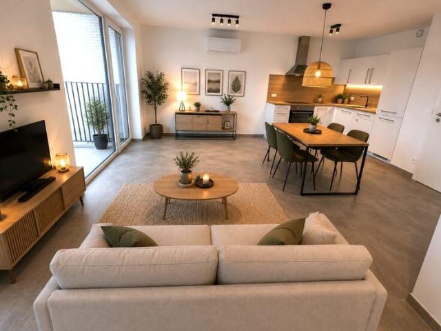 Appartement neuf 2 ch. terrasse parking cave