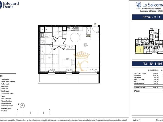 Appartement neuf 2 chambres à vendre à Étaples avec Agence C