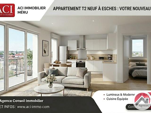 Appartement NEUF 2 pièces à MERU 60110