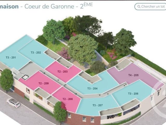 Appartement neuf 2 pièces 44 m²