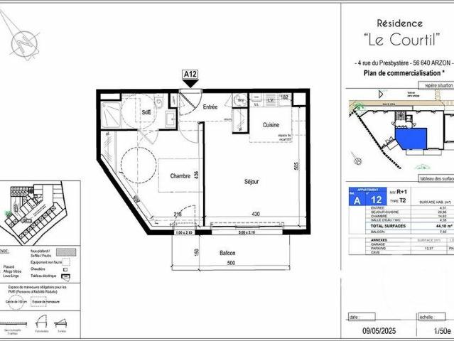 Appartement neuf 2 pièces 44 m²