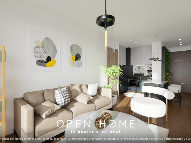 Appartement neuf 2 pièces 40 m²