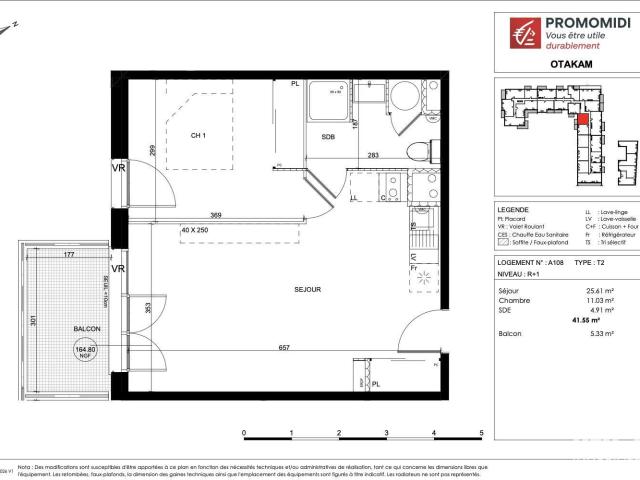 Appartement neuf 2 pièces 41 m²