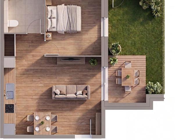 Appartement neuf 2 pièces 42 m²