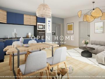 Appartement neuf 3 pièces 64 m²