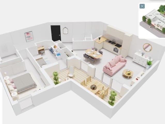 Appartement neuf 3 pièces 84 m²