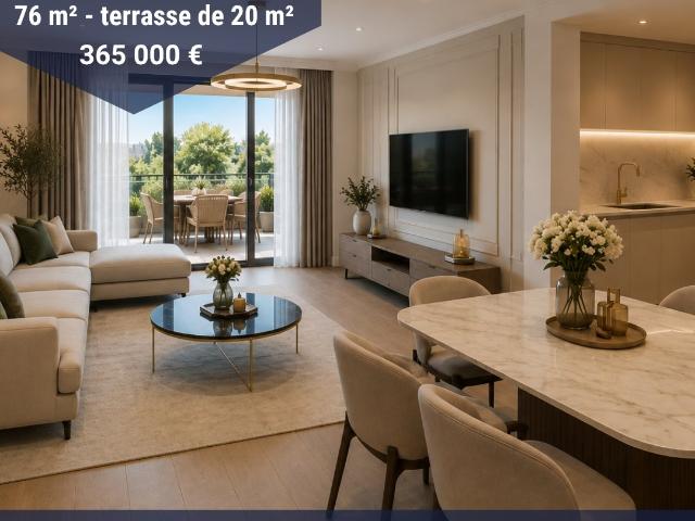 Appartement neuf 4 pièces 77 m²