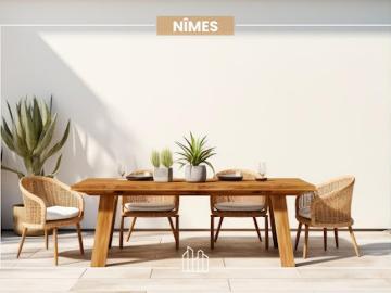Appartement Nimes 3 pièces JARDIN ROSTAND