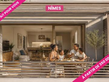 Appartement Nimes 3 pièces LE CLOS D'YSÉE LES JARDINS DE LA FONTAINE