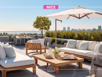 Appartement Nice 3 pièces QUARTIER FONCTIONNEL PROX PLAGE
