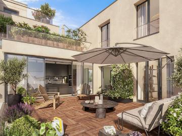 Appartement Paris 20ème 4 pièces JARDINS