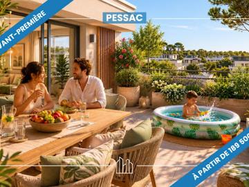 Appartement Pessac 2 pièces RÉSIDENCE ÉLINE PROXIMITÉ CENTRE VILLE