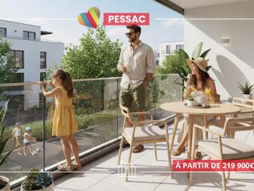 Appartement Pessac 4 pièces RÉSIDENCE MARTIN CHÂTEAU PAPE CLÉMENT