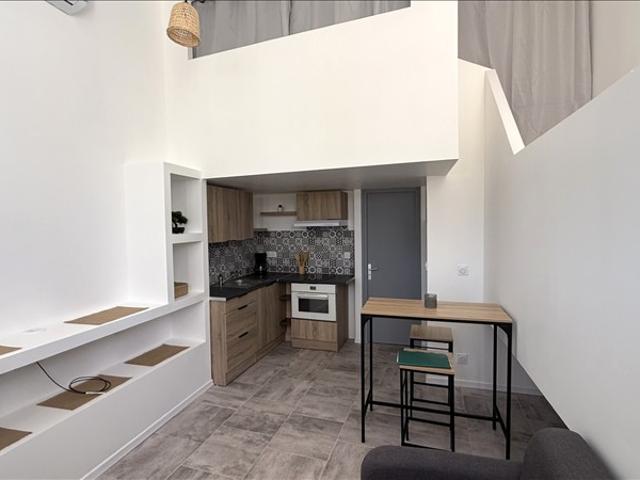 Appartement RDC 23,91 m2 1 pièce Meublé