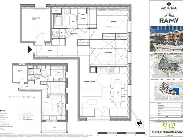 Appartement RDC 65,22 m2