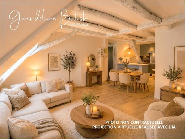 Appartement T3 rénové 46,42m² Dernier étage BERGERAC 24