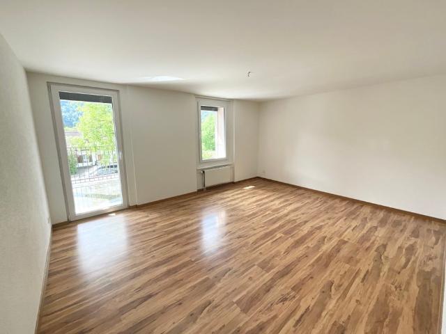 Appartement rénové de 3 pièces avec terrasse et vue dégagée