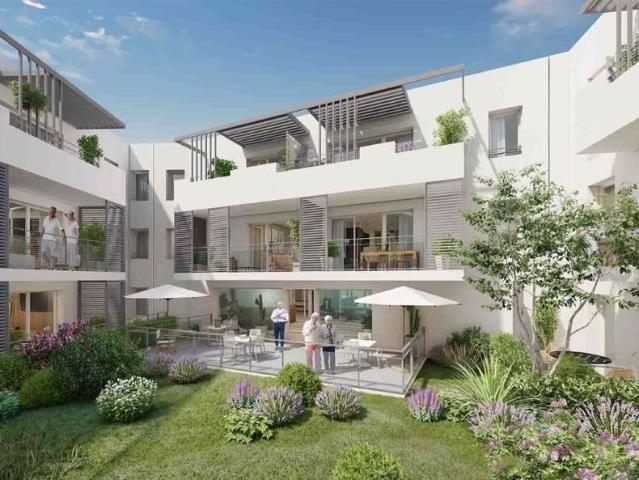 Appartement Résidence Senior neuf proche Mer 59m² Agde Cap d'Agde