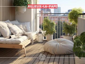 Appartement Rillieux la Pape 3 pièces RÉSIDENCE LUNA PROCHE COMMERCES