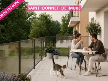 Appartement Saint Bonnet de Mure 3 pièces RÉSIDENCE ÉLENA PROCHE COMMODITÉS