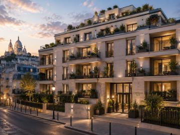 Appartement Paris 18ème 1 pièce L'Aura