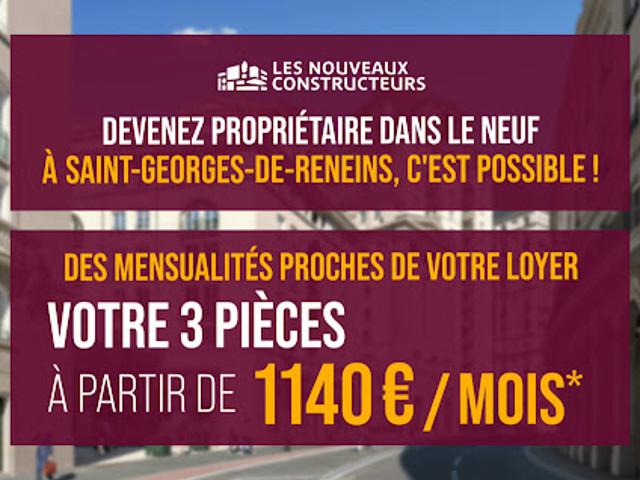 Appartement Saint Georges de Reneins 2 pièces Les Allées Fleurie