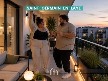 Appartement Saint Germain en Laye 2 pièces RÉSIDENCE MIA PROXIMITÉ TRANSPORTS