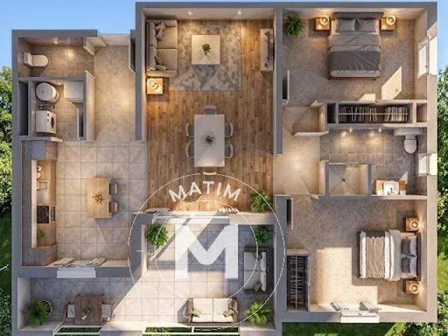 Appartement 2 pièces 47 m2