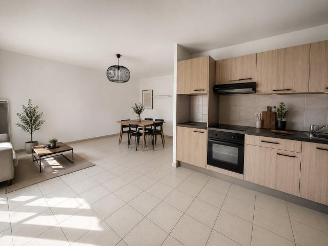 APPARTEMENT SPACIEUX TYPE 3 AVEC TERRASSE DE PLUS DE 30m2 VUE DEGAGEE
