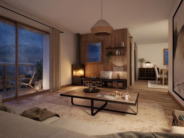 Appartement spacieux de deux chambres avec coin montagne 85m² Huez Alpe d'Huez