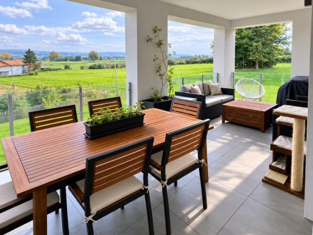 Appartement spacieux et lumineux de 3.5 pièces à St Aubin FR