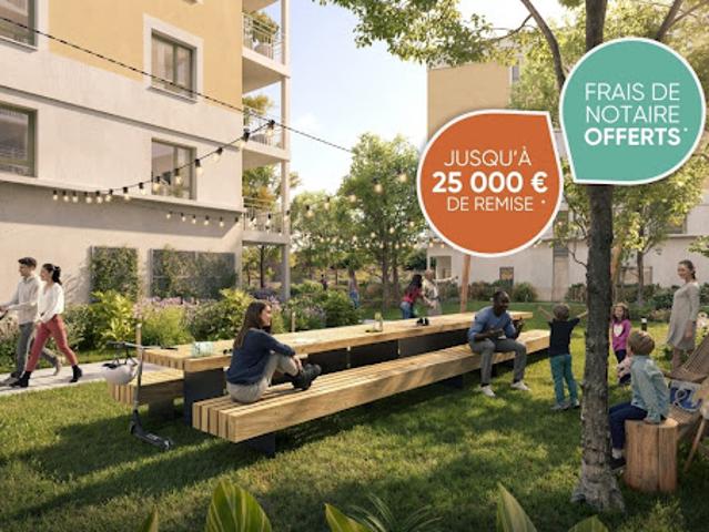 Appartement Strasbourg 3 pièces COOP Garten