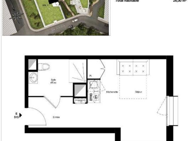 Appartement Studio 26m2 à louer à Bobigny | Pichet