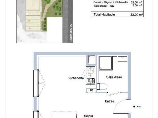 Appartement Studio 33m2 à louer à Évry courcouronnes