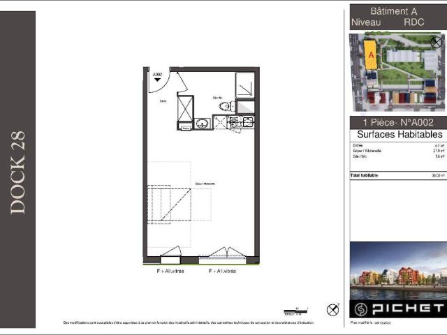 Appartement Studio 38m2 à louer à Dunkerque | Pichet