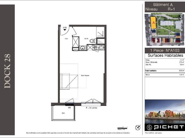 Appartement Studio 38m2 à louer à Dunkerque | Pichet