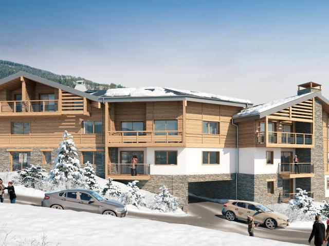 Appartements 3 chambres sur plan à vendre aux Gets à proximité de l’ascenseur des Perrières A
