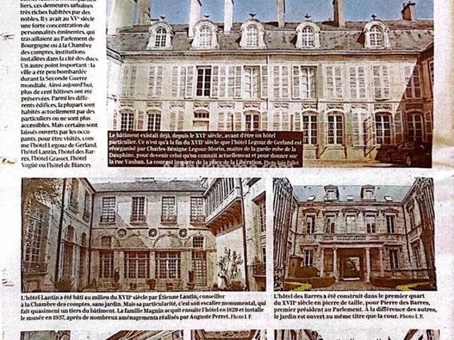 Appartements F3 et Studio Hotel des Barres Dijon centre