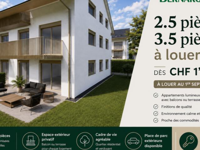 Appartements neufs de 3.5 pièces dans un quartier idéal à Prilly